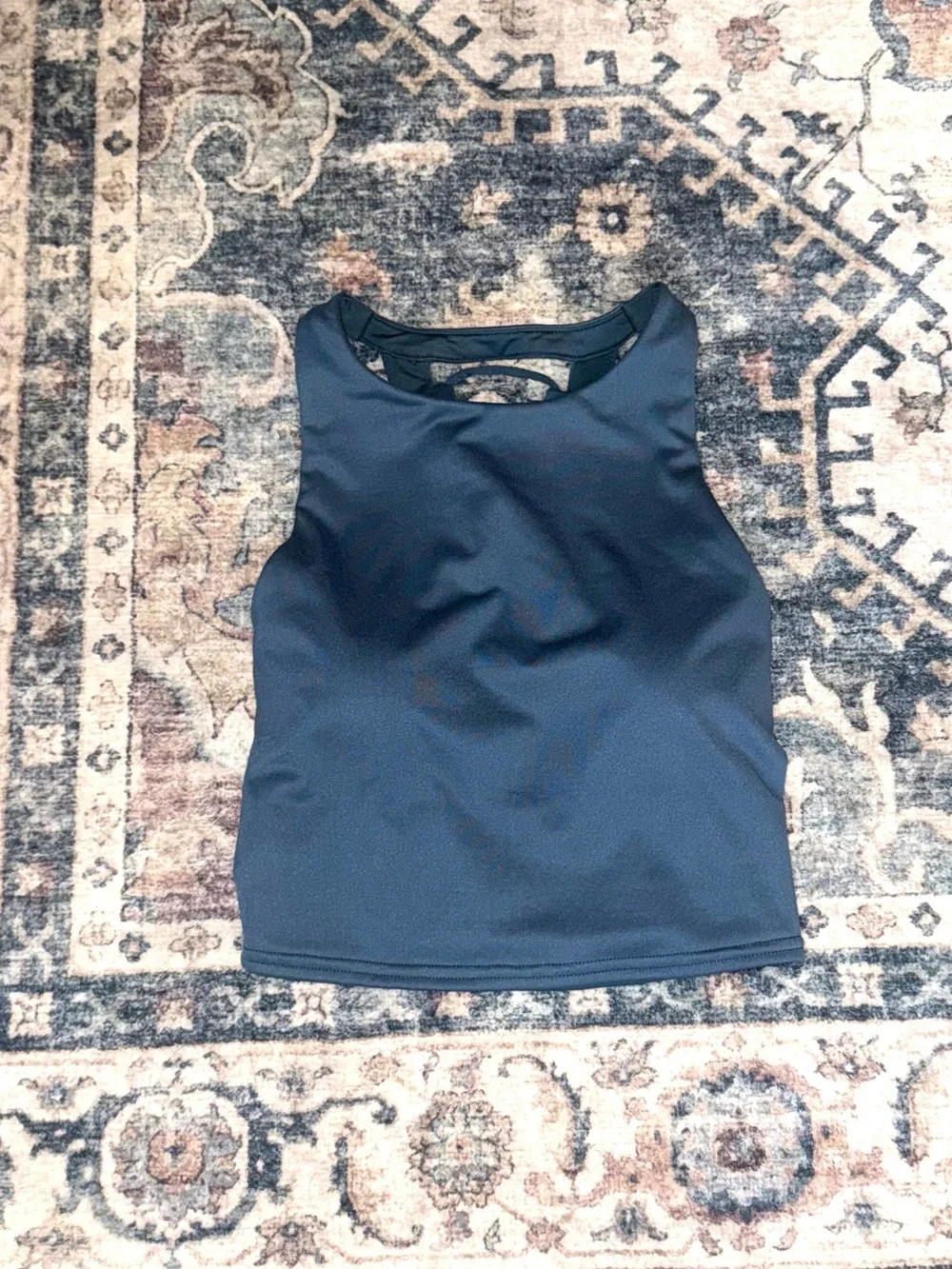 ALO Yoga Movement Bra Tank Teal Jade